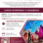 Emiten convocatoria para curso sobre patrimonio y comunidad, con sede en Tulancingo