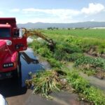 CAAMT Tulancingo limpia drenes del municipio para prevenir situaciones de riesgo