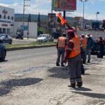 Gobierno Municipal de Tulancingo continua acciones con programa de bacheo permanente