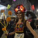 Desfile de catrinas, una gran fiesta en el primer cuadro de la ciudad