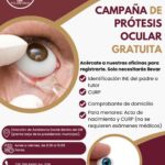 En puerta campaña de prótesis ocular gratuita