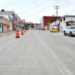 Alcaldesa Lorena García puso en servicio nueva obra de pavimento hidráulico en colonia El Paraíso