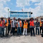 Gobierno municipal de Tulancingo atiende bacheo desde Santa Ana Hueytlalpan a bulevar La Morena y otros puntos